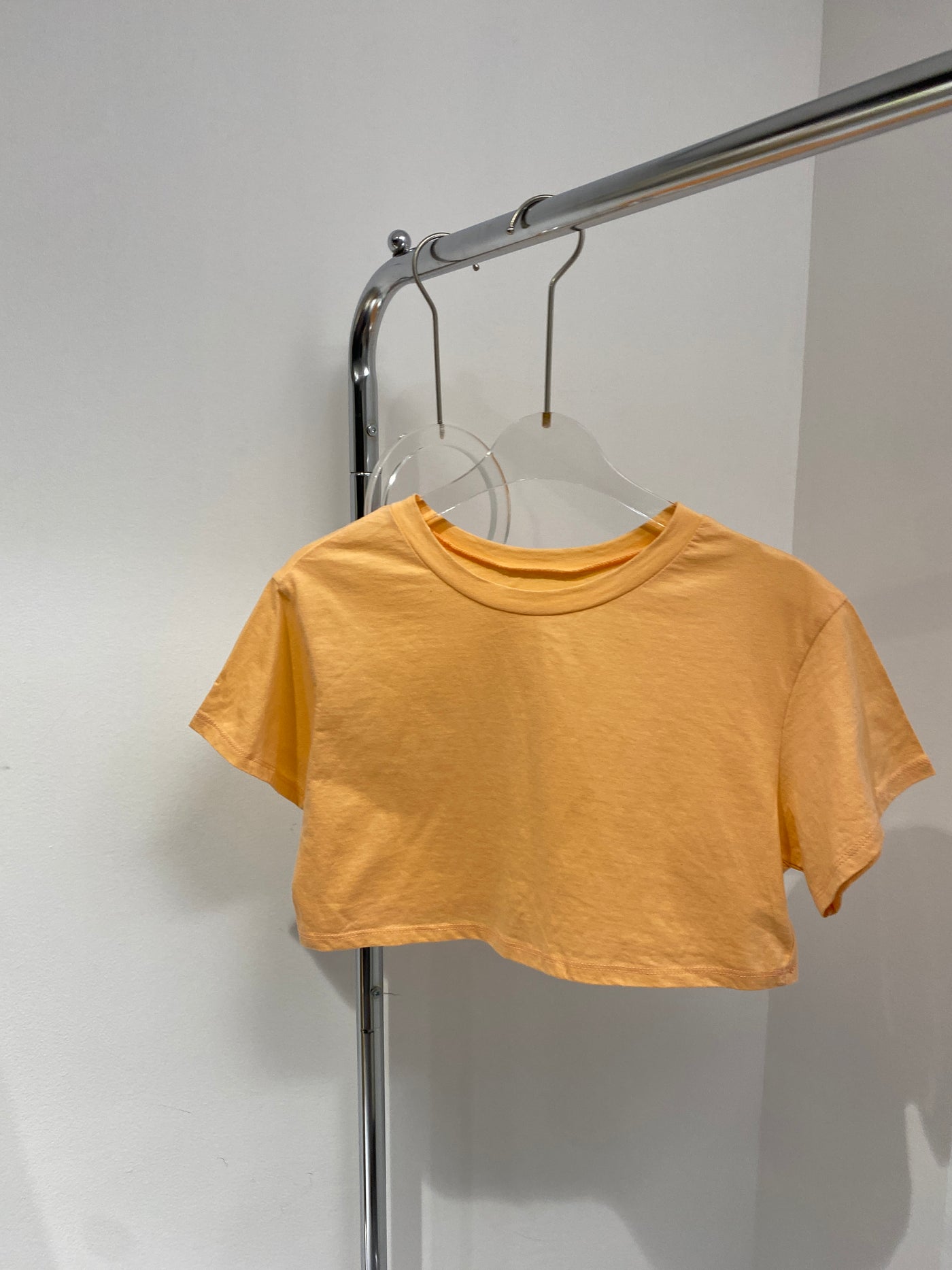 Cropped Tee - Apricot