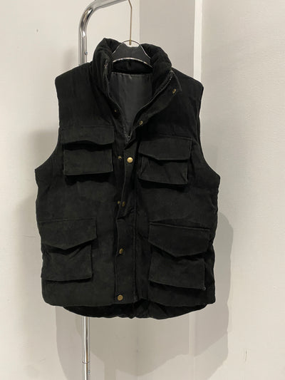 Corduroy Puffer Gilet