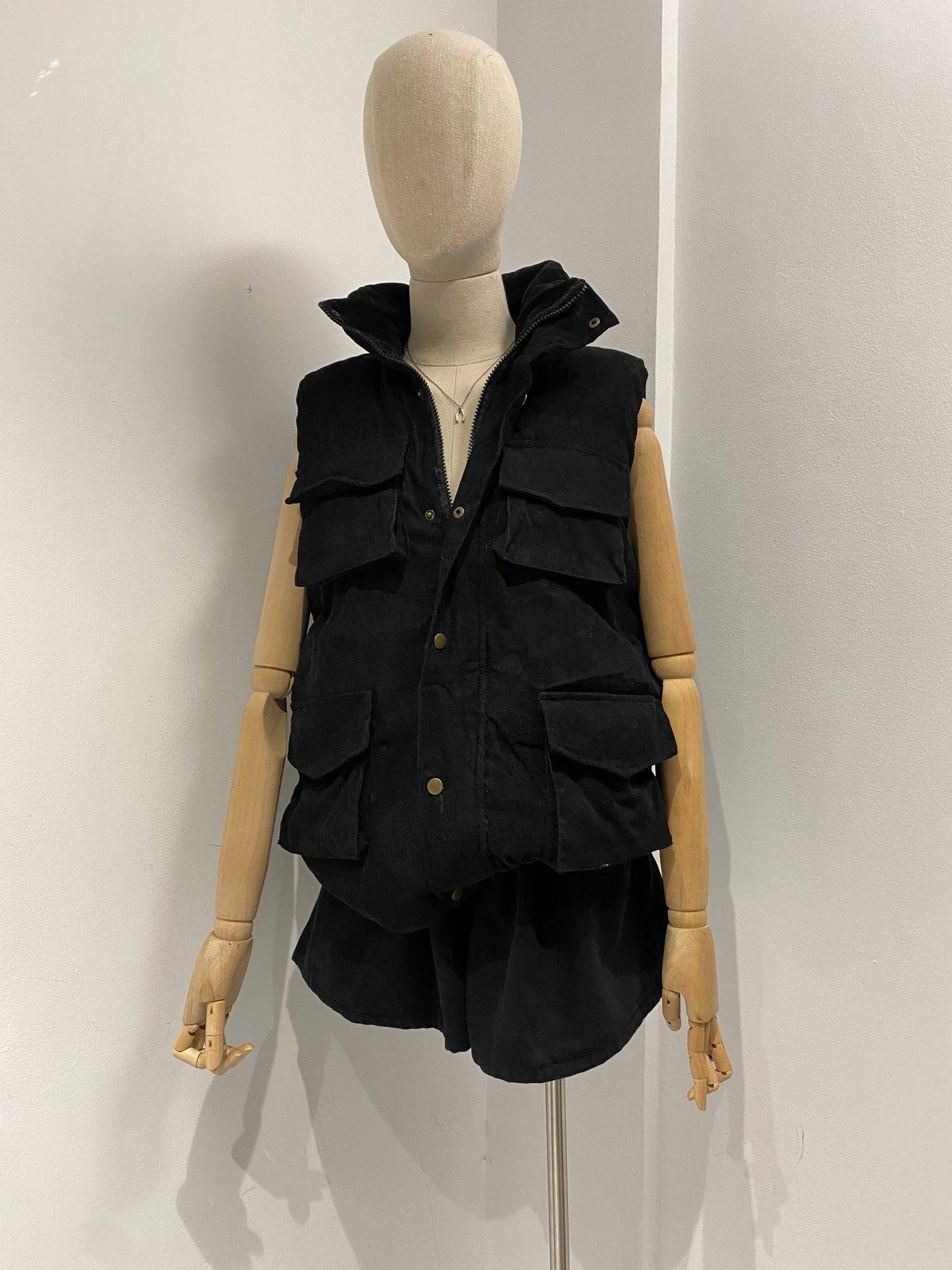 Corduroy Puffer Gilet