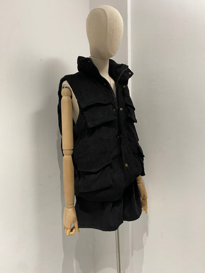 Corduroy Puffer Gilet